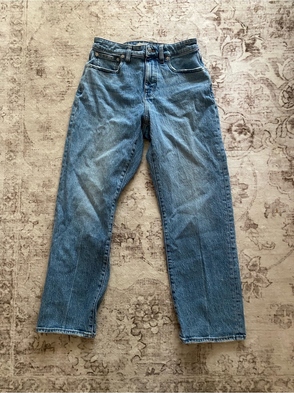 Madewell High-Rise Women's Jeans in Medium Blue Denim